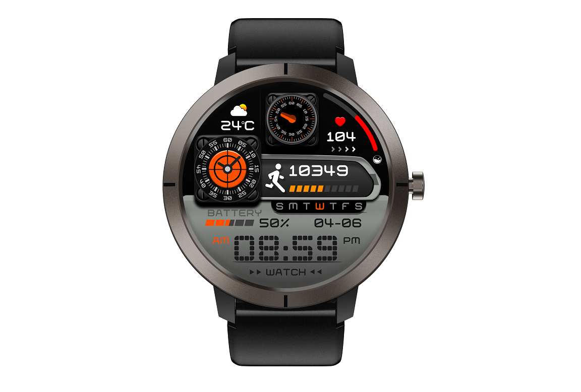 Rollme GT5 Dual-Band Fashion GPS Samrtwatch