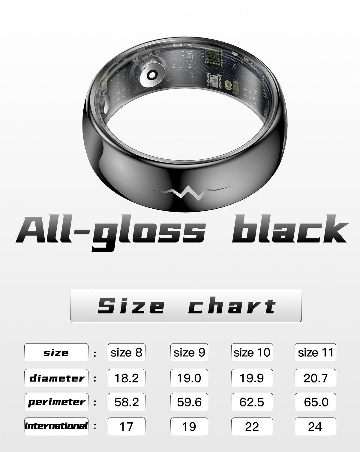Rollme R11 ECG Smart Health Ring