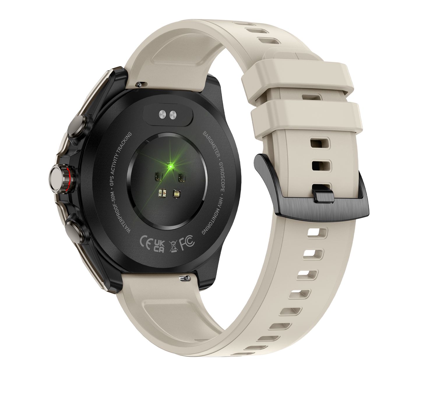 Rollme GT3- Military-grade GPS Smartwatch with Built-in Flashlight