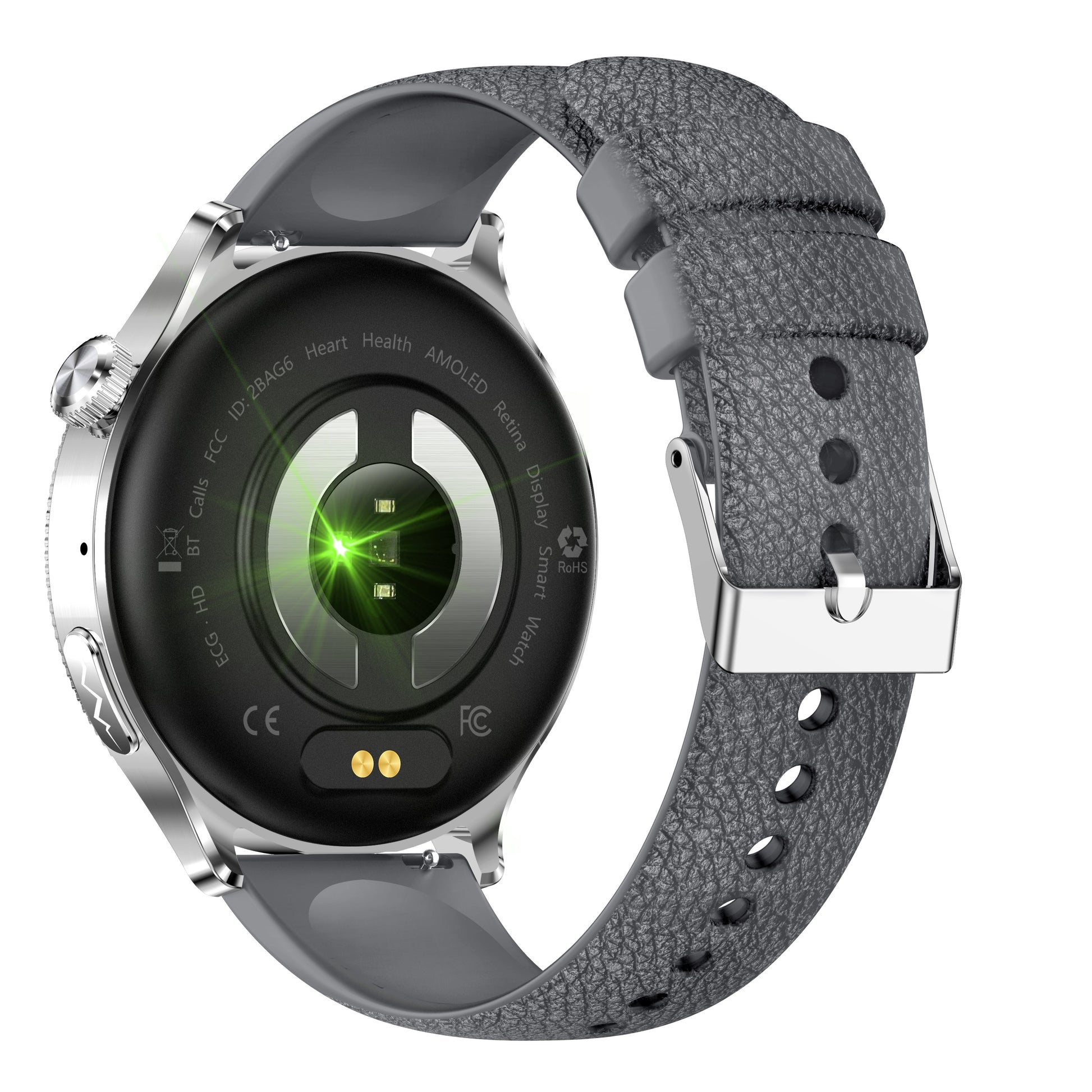 Rollme Hero T5- Health Smartwatch with ECG/ Blood Sugar