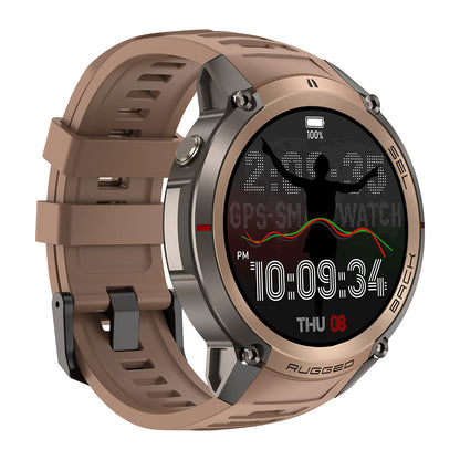 Rollme Hero D5 Smartwatch Built with GPS Precision, Offline Maps & 170+ Sports Modes