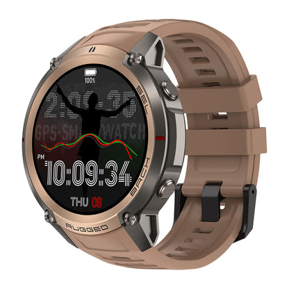 Rollme Hero D5 Smartwatch Built with GPS Precision, Offline Maps & 170+ Sports Modes