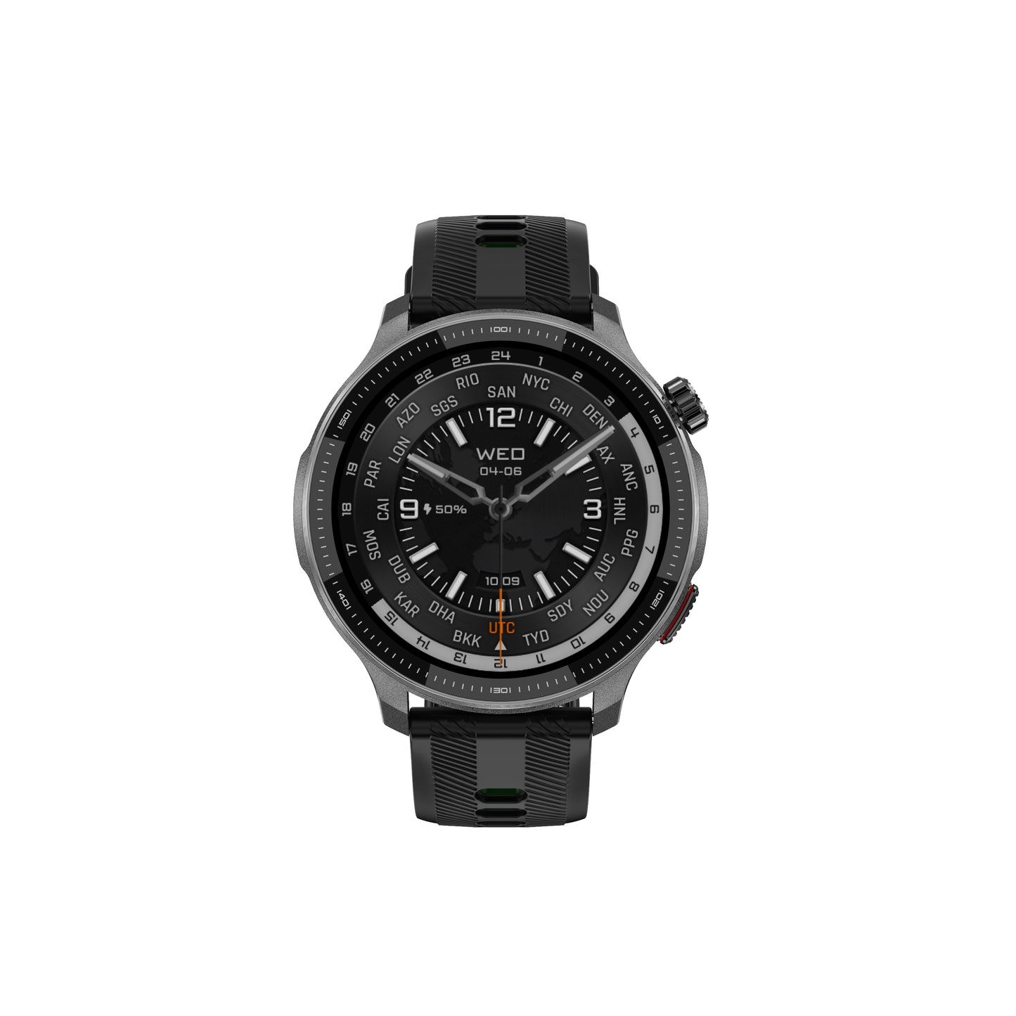 Rollme G6- Dual-Band, Six-Satellite GPS Smartwatch with Offline Maps