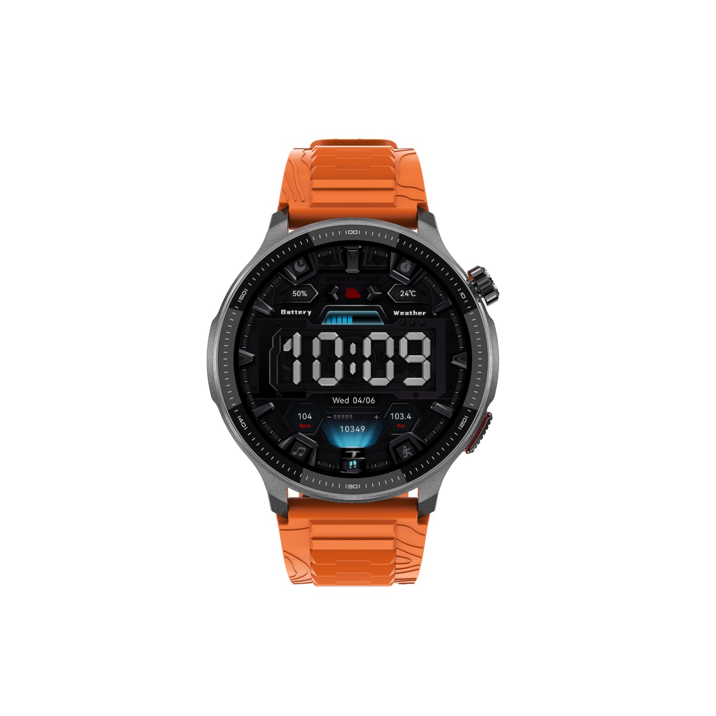 Rollme G6- Dual-Band, Six-Satellite GPS Smartwatch with Offline Maps