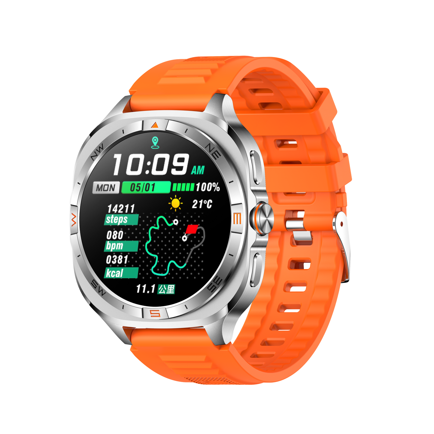 Rollme GT5S- Dual-Band Six-Satellite GPS with 800mAh Battery