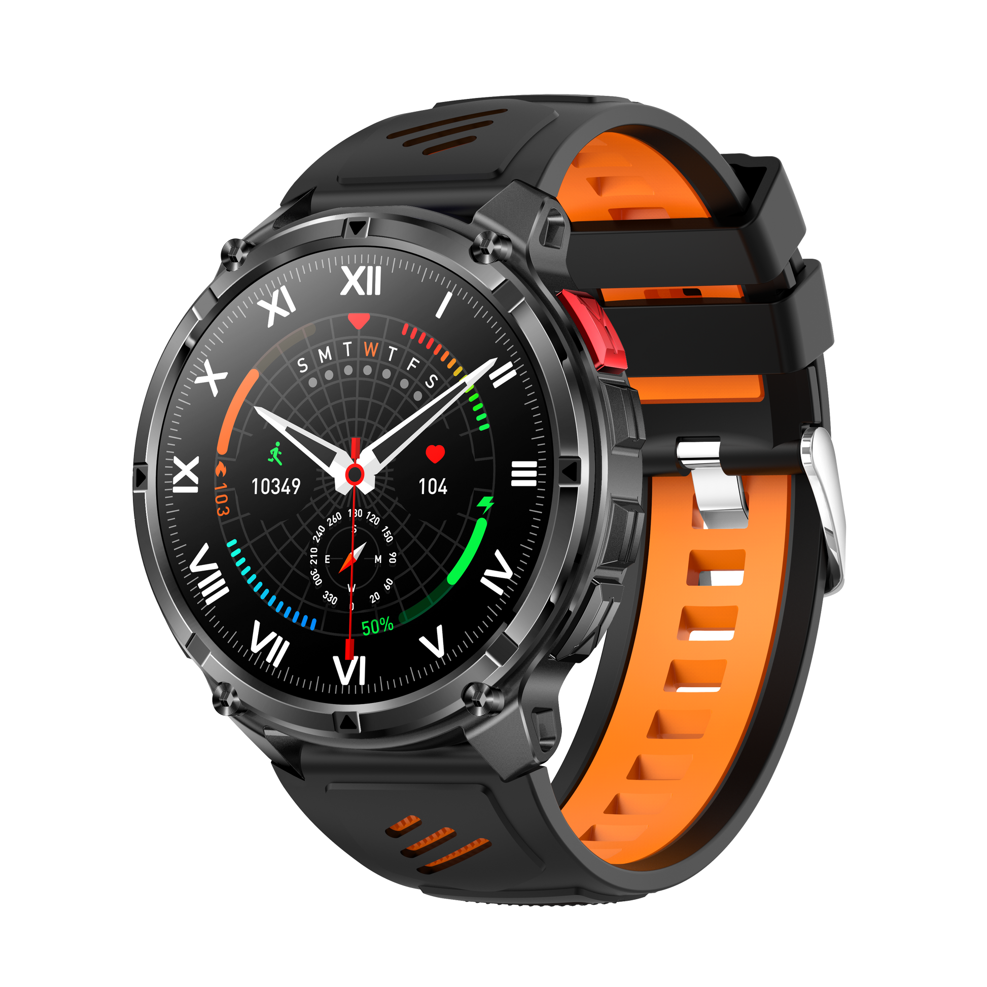 Rollme PowerMax- 1100mAh Huge Battery Smartwatch