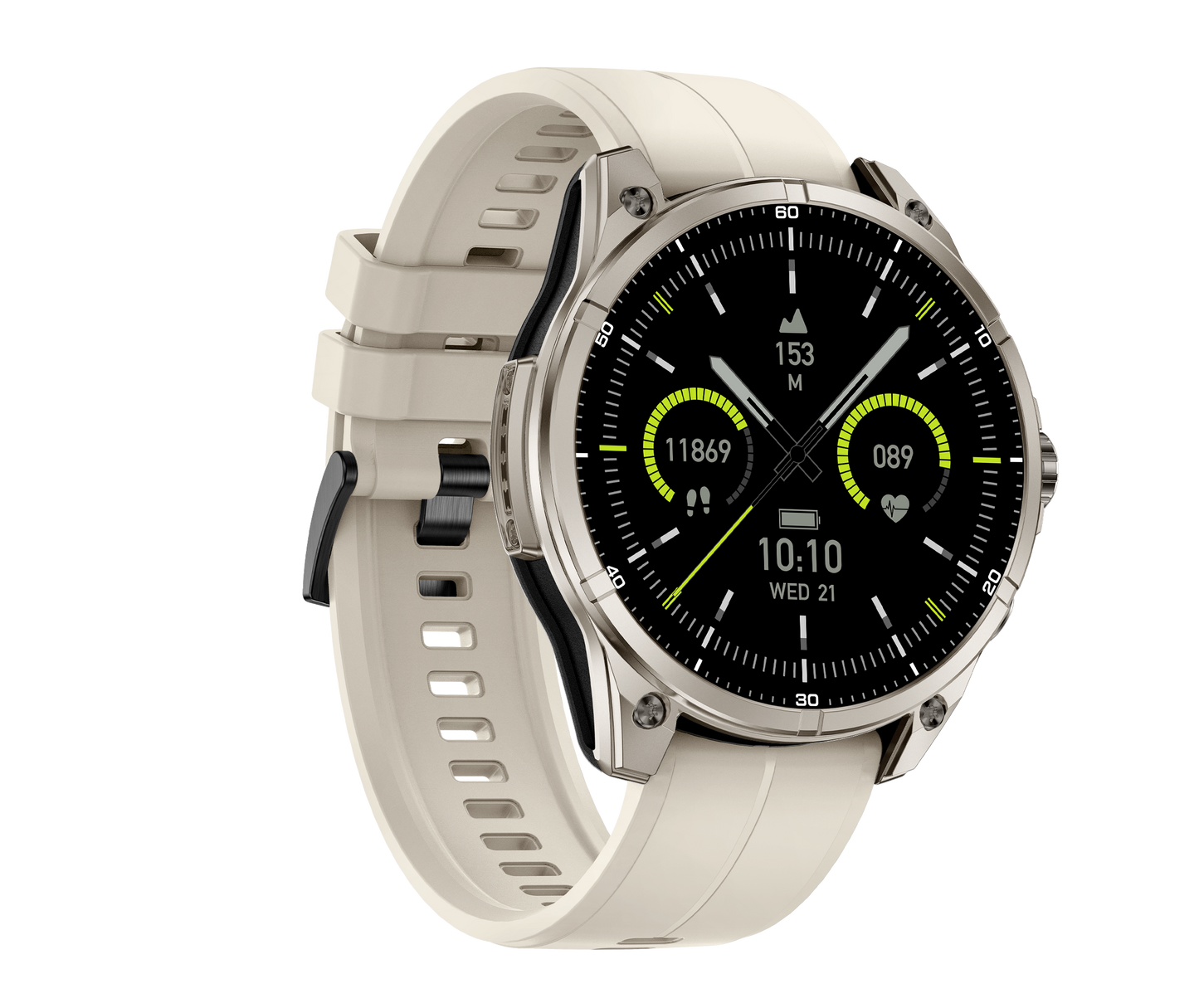 Rollme GT3- Military-grade GPS Smartwatch with Built-in Flashlight
