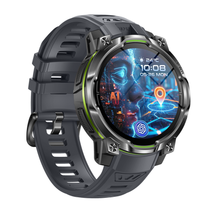 Rogbid Hero K1 Military-Grade Smartwatch with Offline Maps, LED Flashlight & 1,200mAh Battery