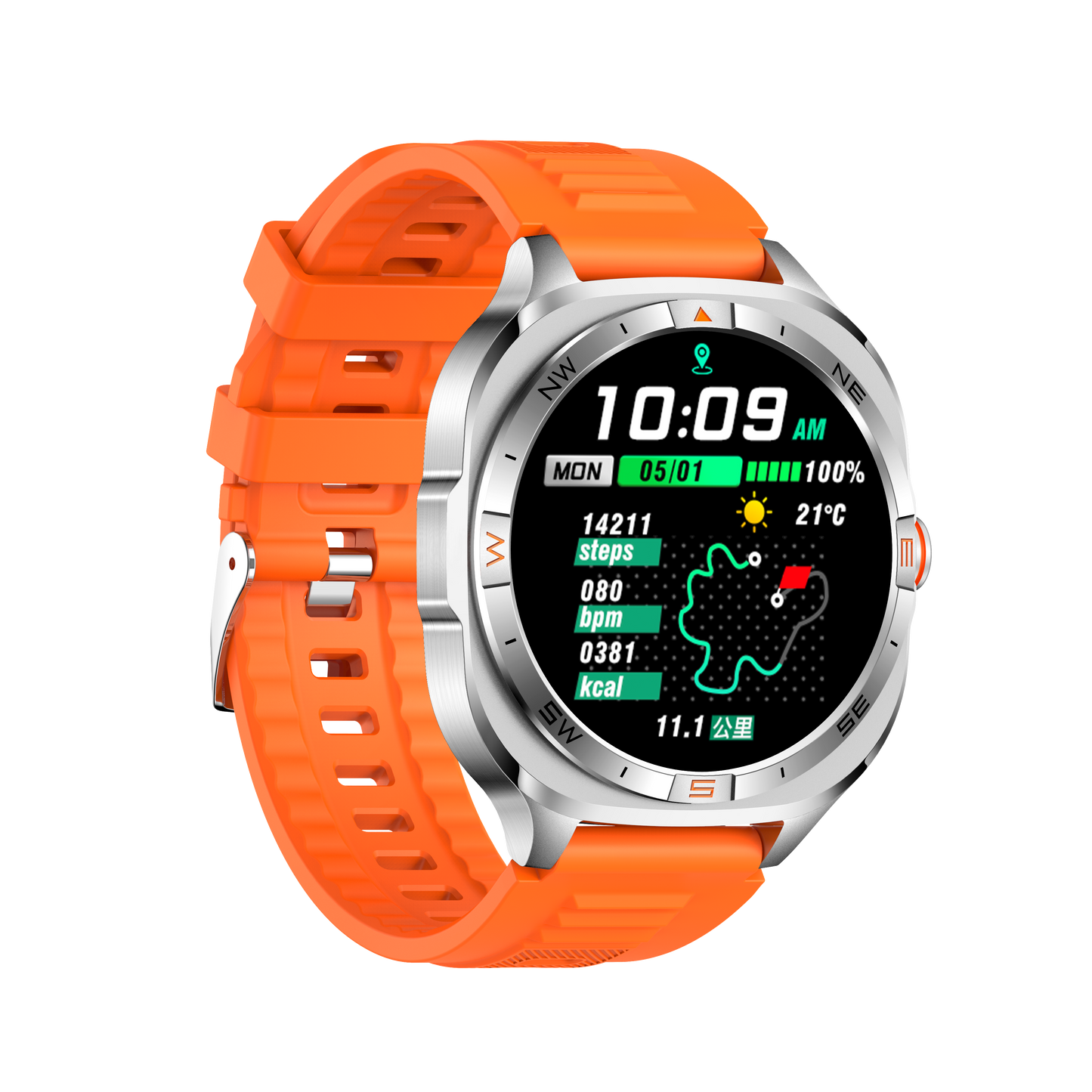 Rollme GT5S- Dual-Band Six-Satellite GPS with 800mAh Battery