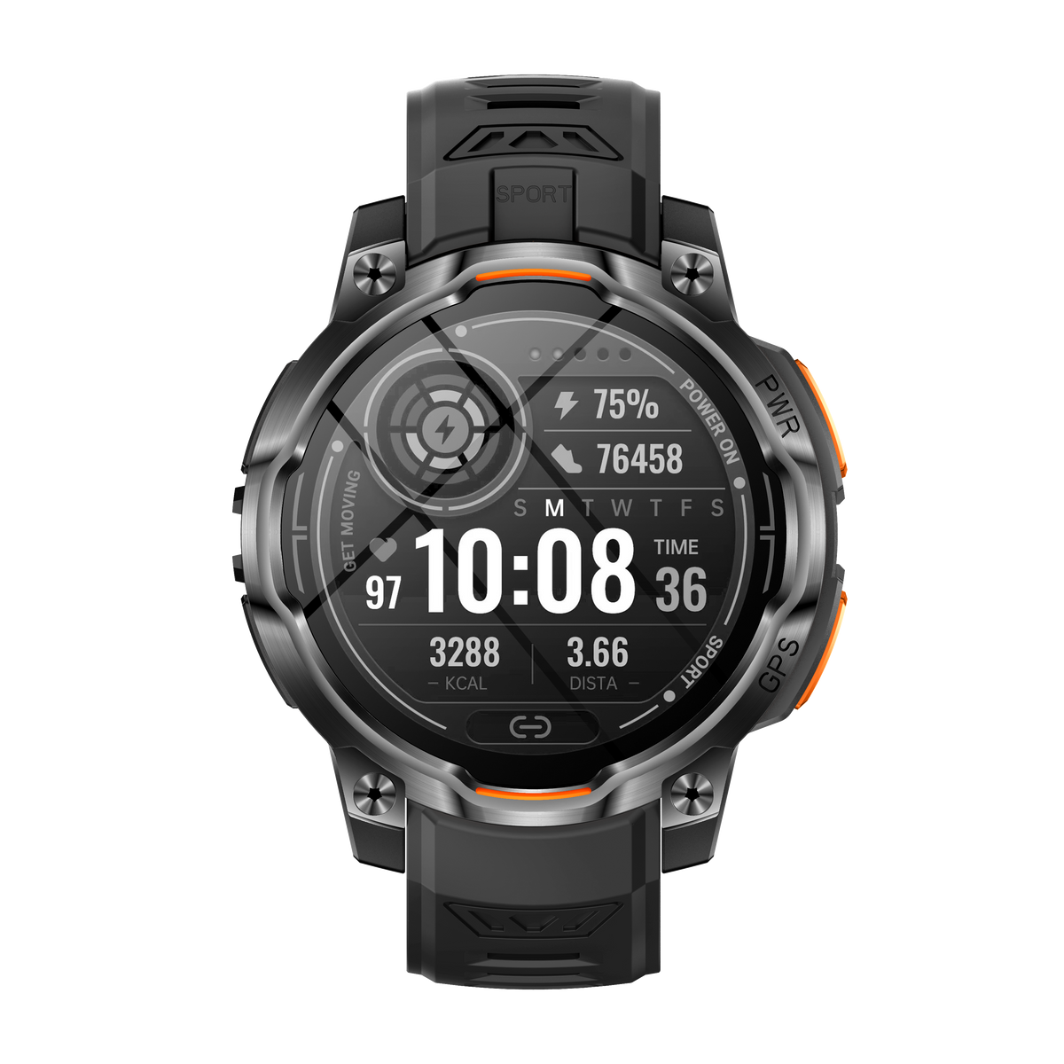 Rogbid Hero K1 Military-Grade Smartwatch with Offline Maps, LED Flashlight & 1,200mAh Battery