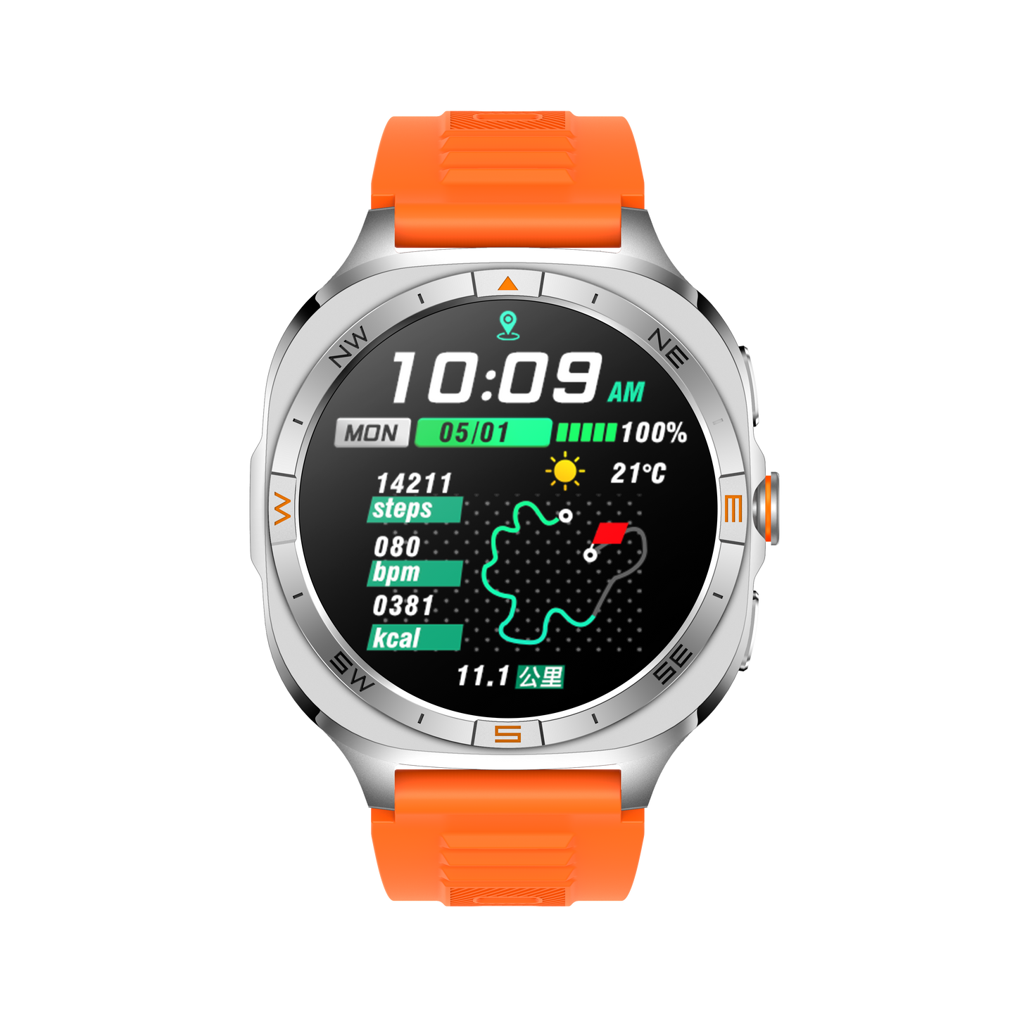 Rollme GT5S- Dual-Band Six-Satellite GPS with 800mAh Battery